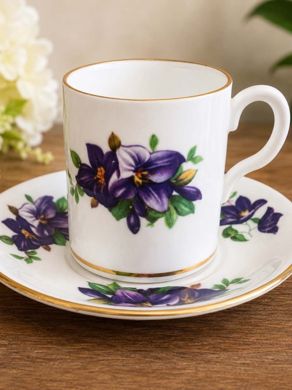 VINTAGE MARLBOROUGH BONE CHINA CUP & SAUCER